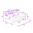 Wood Daybed with Shelves and Twin Size Trundle-1254365399