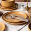 Service de table 12 pièces en grès avec tasses - va au micro-ondes et au lave-vaisselle, empilable, non toxique - service pour 3-1900328430