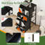 Commode à 4 tiroirs pour chambre à coucher Mid-Century géométrique abstraite aux formes simples, belle palette de couleurs Petite grande commode à vêtements pour organisateurs de placard avec commode