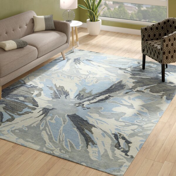 Latitude Run® Farsund Wool Abstract Rug & Reviews | Wayfair