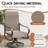 Alphons 4-Person Outdoor Dining Table and Chair Set-1963834015