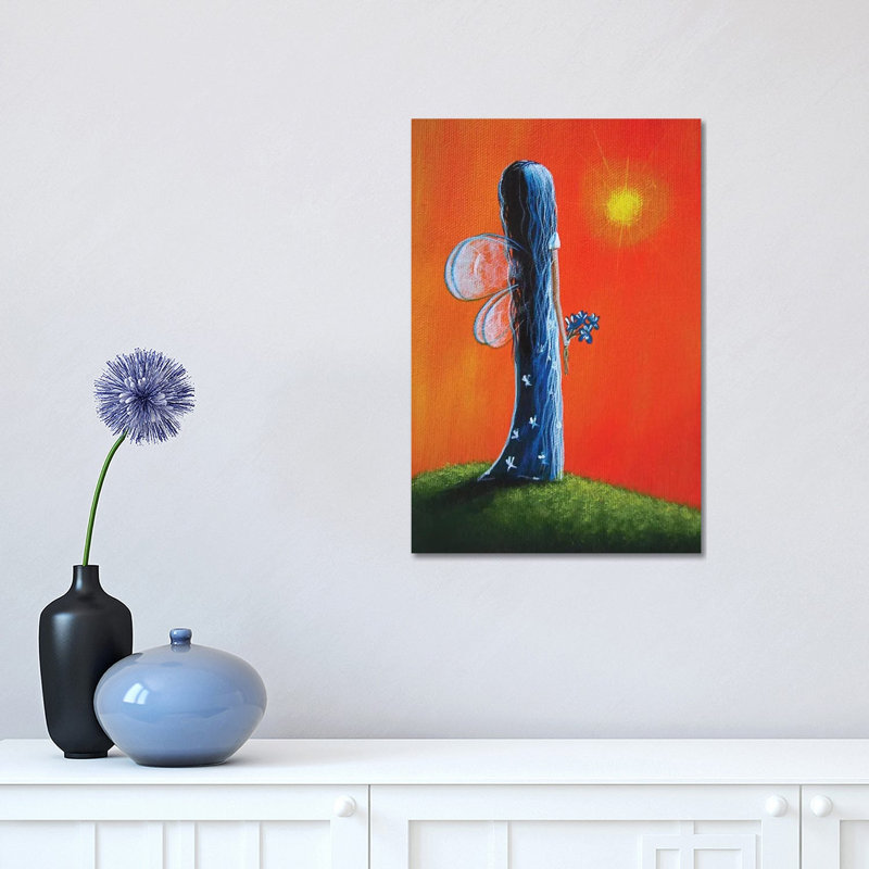Summer Fairy - Print on Canvas, Wrapped Canvas, 30.48 cm H x 45.72 cm W