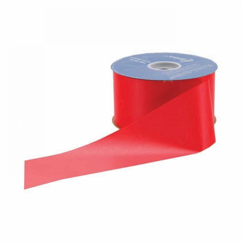 100 verges de ruban de polypropylène, Rouge