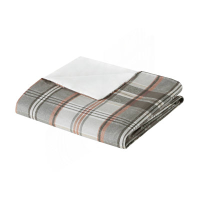 Ensemble de housse de couette à carreaux