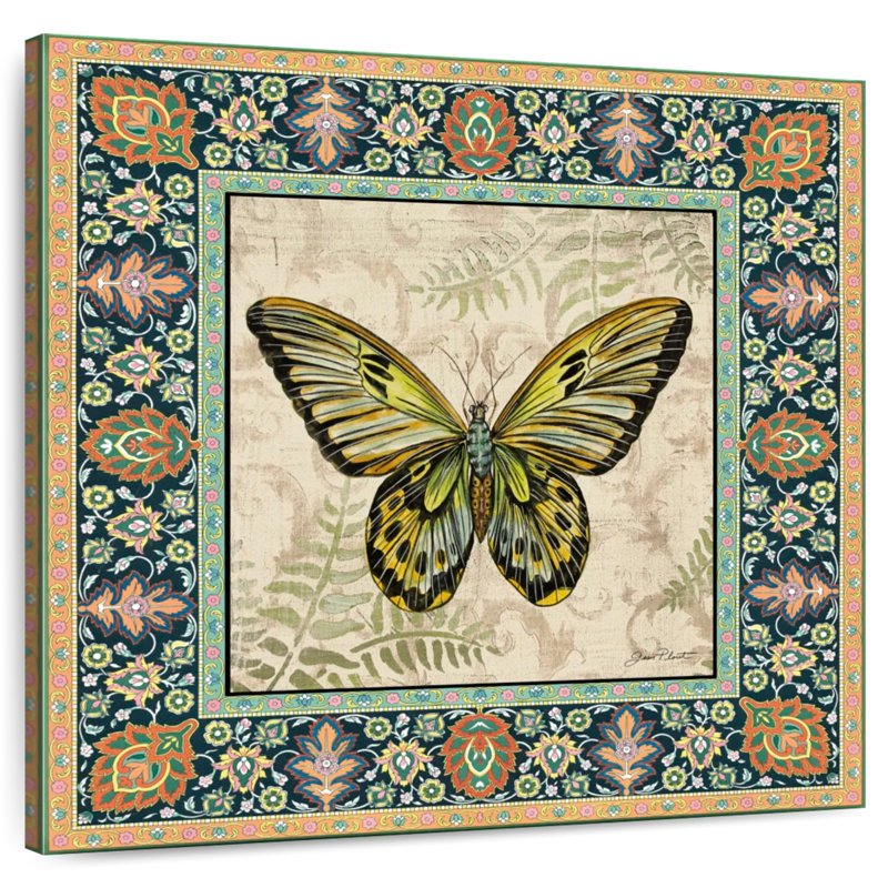 Crowle Vintage Butterfly Frame, 16" H x 16" W