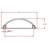 West Side 3" Centre to Centre Drawer Cup/Bin Pull Multipack-23032586