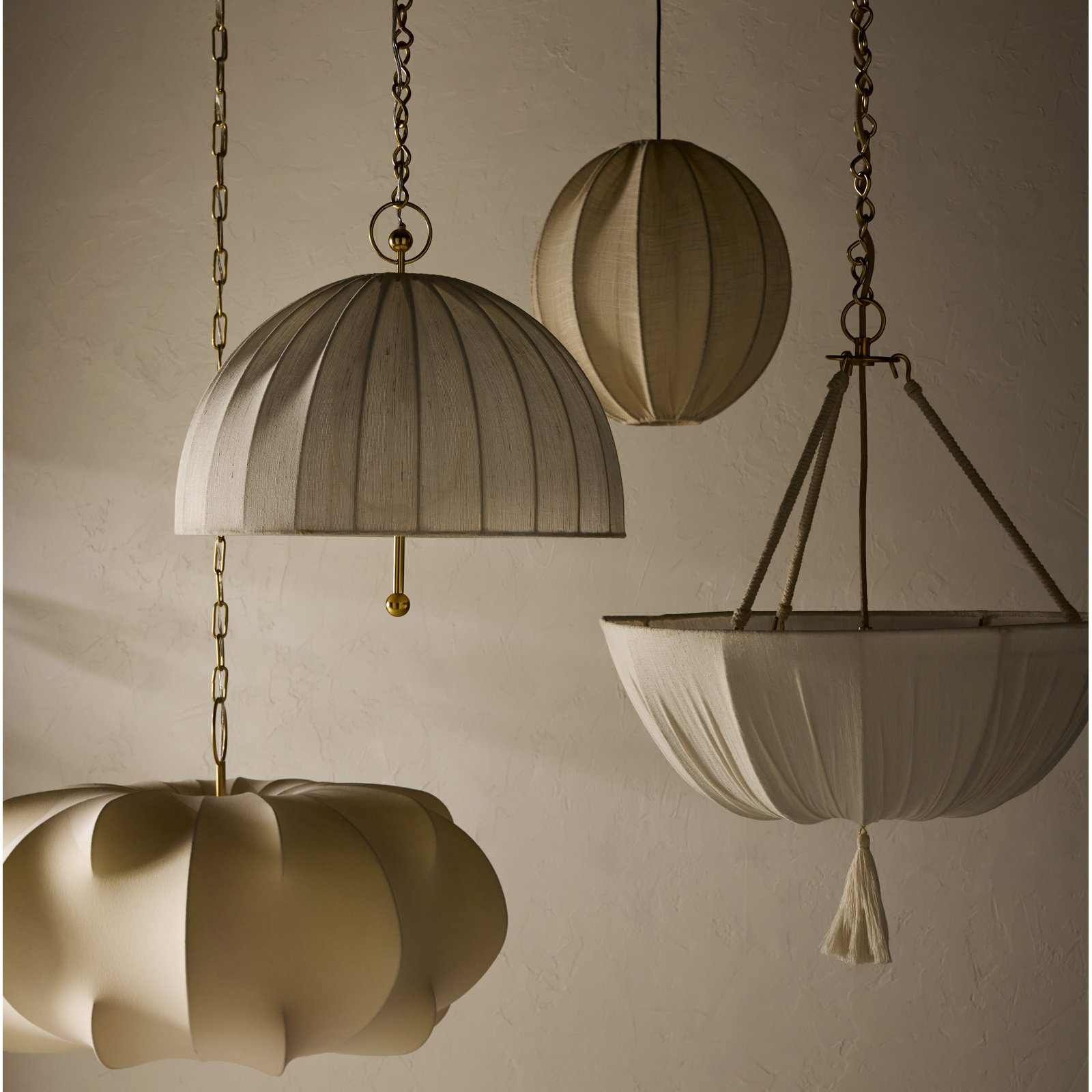 Mitzi Keilah Single Light Pendant, 15 W, 71" H x 23.5" W x 23.5" D