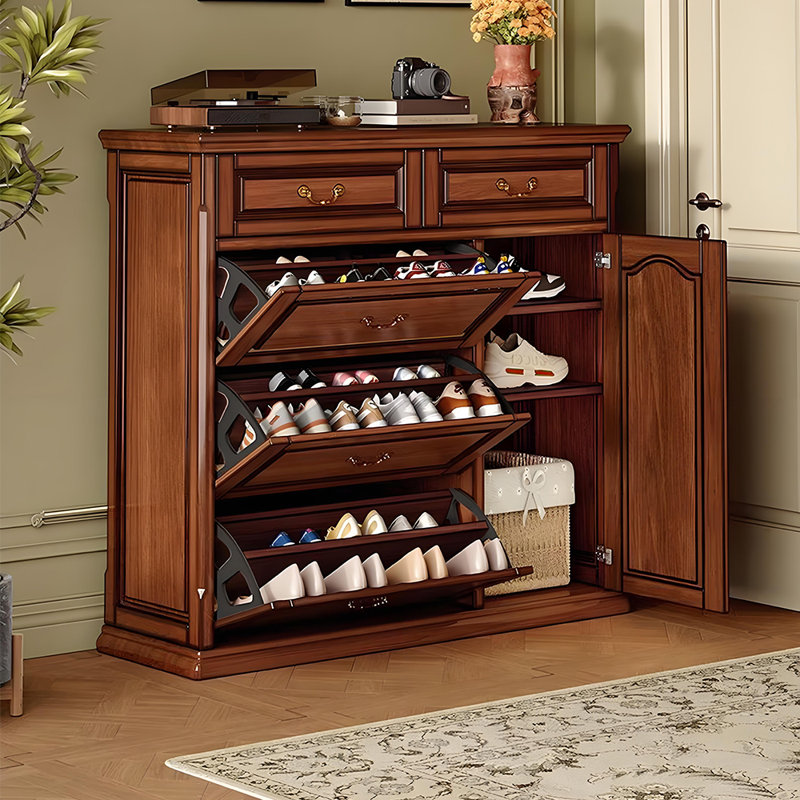 Armoire à chaussures American, Brun