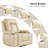 PU Leather Power Lift Recliner Chair, Faux Leather Recliner Chair Sofa with Massage and Heat-547560065