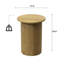 Table d'appoint ronde cannelée 22,6 po Eversole-1572447601-1556731228