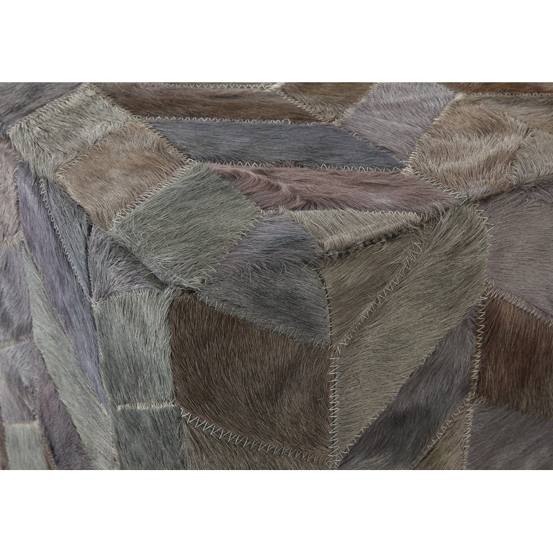 Copenhagen 40 cm W Square Ottoman, Grey