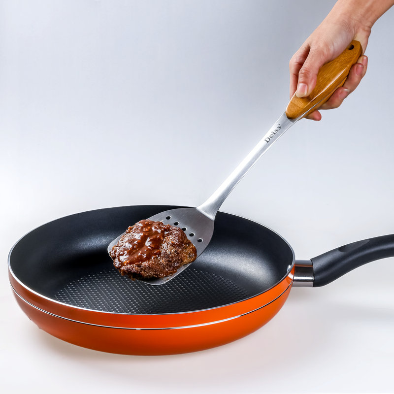 Spatule en métal avec poignée en bois Deiss Pro