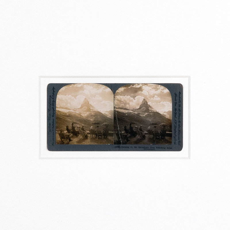 Looking At The Matterhorn Print by Gold Rush Art Co.