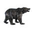Statue ours en aluminium Nifao avec une gueule ouverte et une finition en fourrure texturée - Sculpture réaliste de la faune pour cabanes, pavillons et décor rustique - H 42 po x 14 po x H 23 po