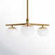 Vibi 3 Light Metal Dimmable Sputnik Chandelier