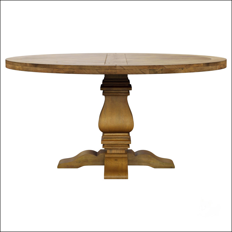 Round Wood Dining Table