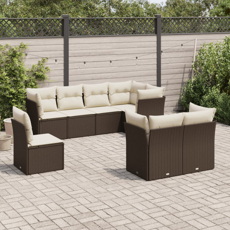 Ensemble de canapé de jardin Vidaxl