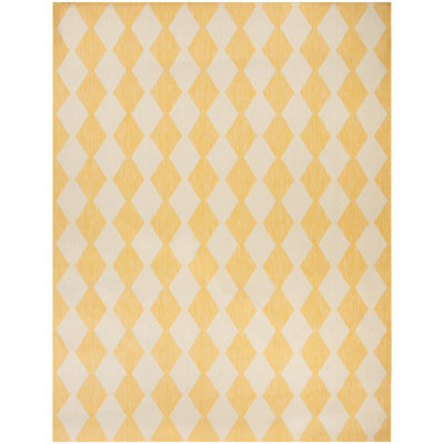  Positano 9' x 12' Yellow Modern Rug