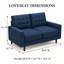 Upholstered 50.4 " Sofa-1579072163