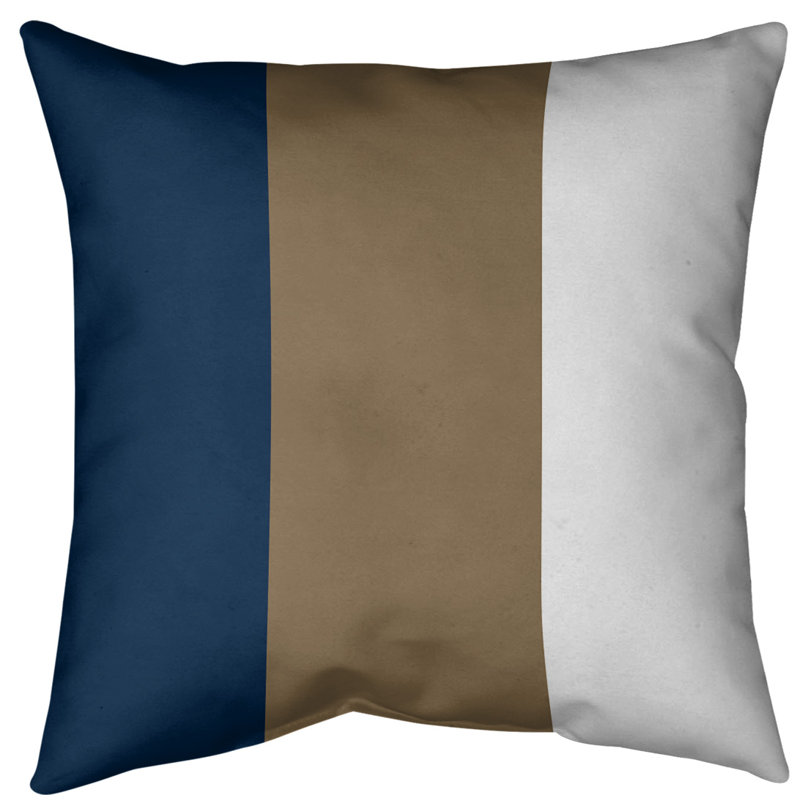 Housse de coussin de football la corne, 14 po x 14 po, Principal, Sergé de coton
