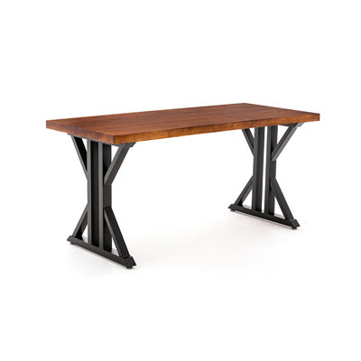 78.74"Dark walnut Rectangular Solid Wood desks