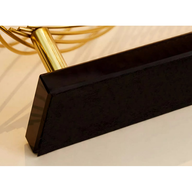 Agatoclio Decorative Wine Cork Holder, Gold;Black