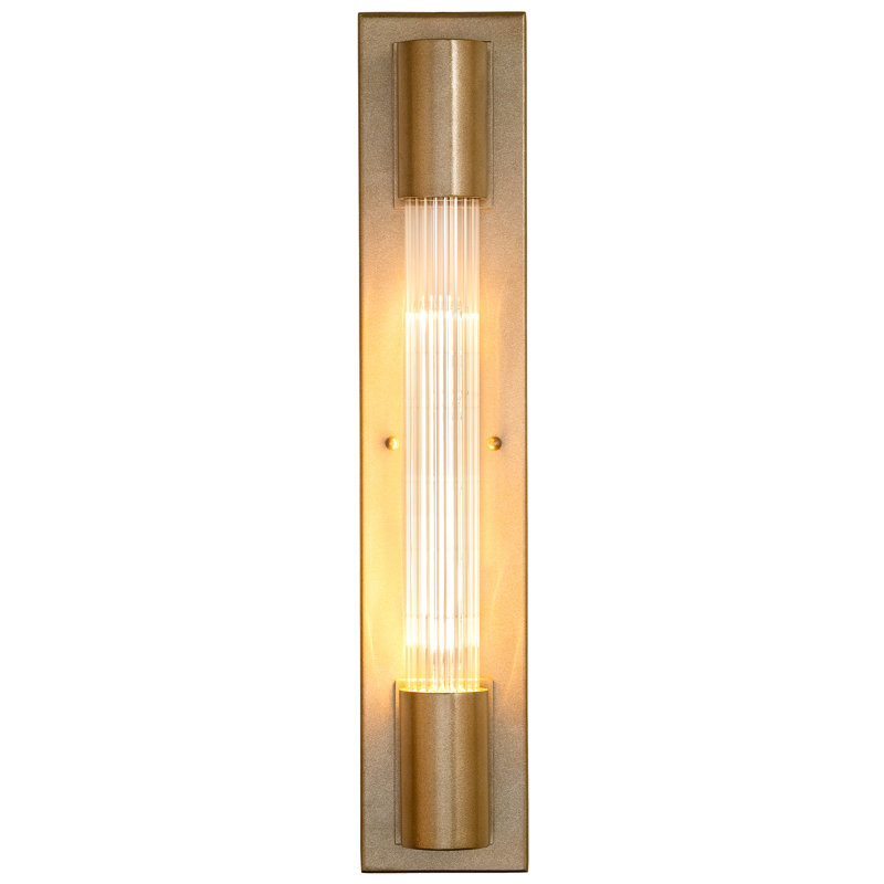 Cilindro Pipette Steel Flush Mounted Sconce