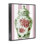 Vase orné classique sur rayures, estampe numérique, design par Lil 'Rue