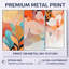 «Botanical Orange Palm Dream Fragments I», ensemble de 2 reproductions d'art murales modernes en métal-130435795
