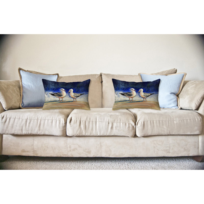 Outdoor Reversible Throw Pillow