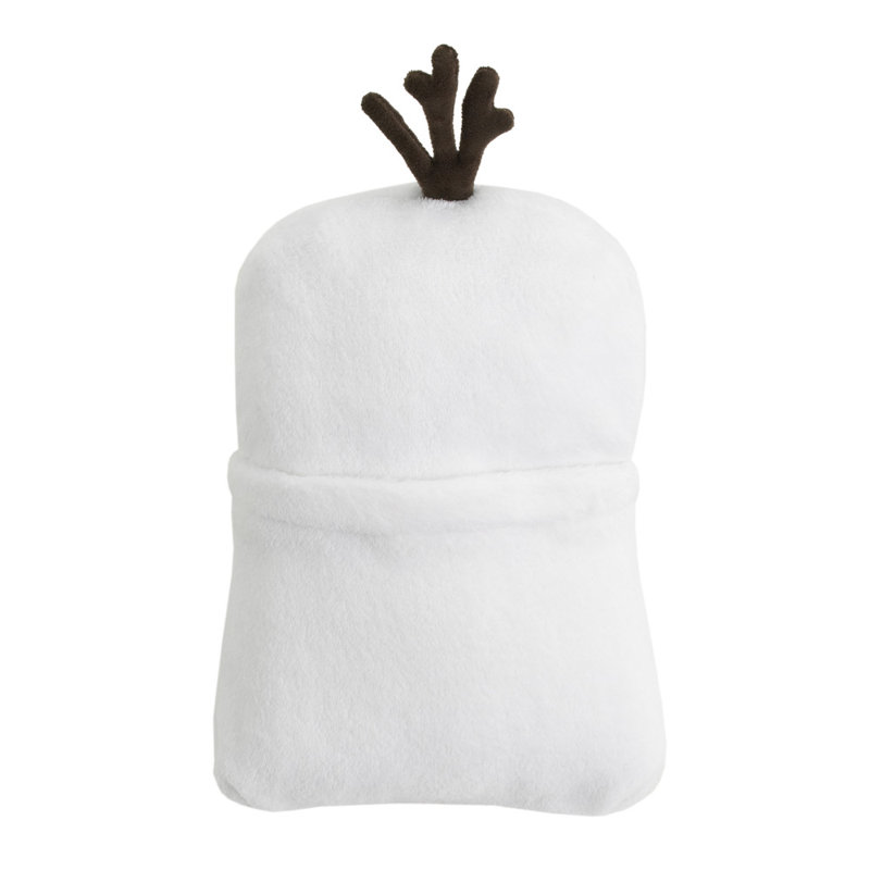 Couverture en forme de personnage Olaf blanc, orange et brun NoJo Disney