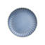 Sango Frill 12-Piece Casual Reactive Blue Dinnerware Set - Service For 4, Made Of Durable Stoneware