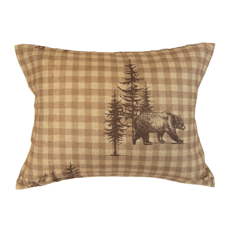 Your Lifestyle by Donna Sharp Spruce Trail 3PC Queen Lodge Comforter Set, Queen Comforter + 2 Pillowcases