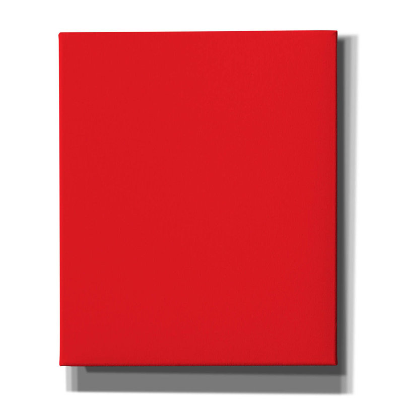 Toile tendue Group Artist, idéale pour la peinture acrylique, H 12 po x l 8 po, Rouge