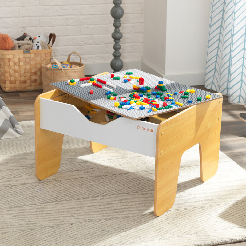 Table carrée 2-en-1