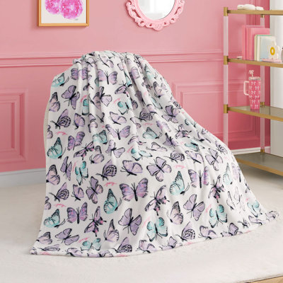 Juicy Couture 50" x 70" Plush Kids Throw Blanket