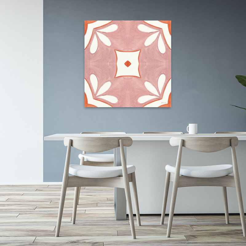 Motif géométrique contemporain Southwest Tile II, H 32 po x l 32 po