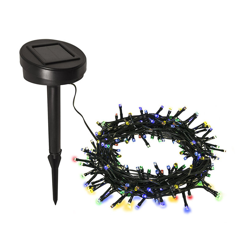 7.5'' Solar String Lights, Yellow/Blue
