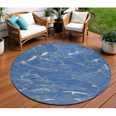 Tapis d'intérieur rond 8 po