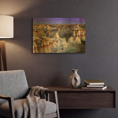 Bisti Badlands' By Mike Jones  Metal Wall Art, 24" x 16"