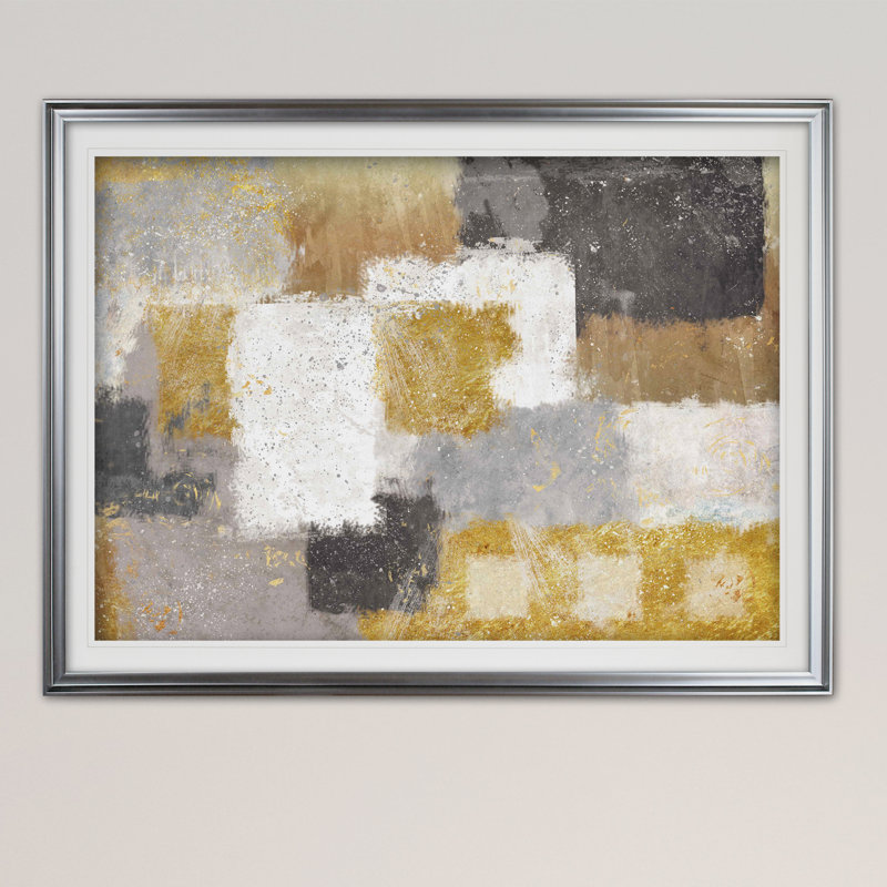 « neutrelle », impression, Argent, H 31 po x l 43 po x P 1,5 po
