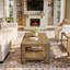 2-tier Coffee Table, 47.24" Rectangle Living Room Tables
