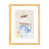 Toile avec cadre en bois beige est en rupture de stock