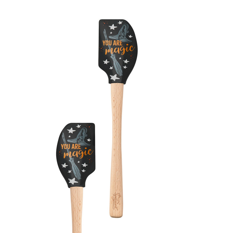 Tovolo Spatulart You Are Magic Silicone Spatula with Wood Handle