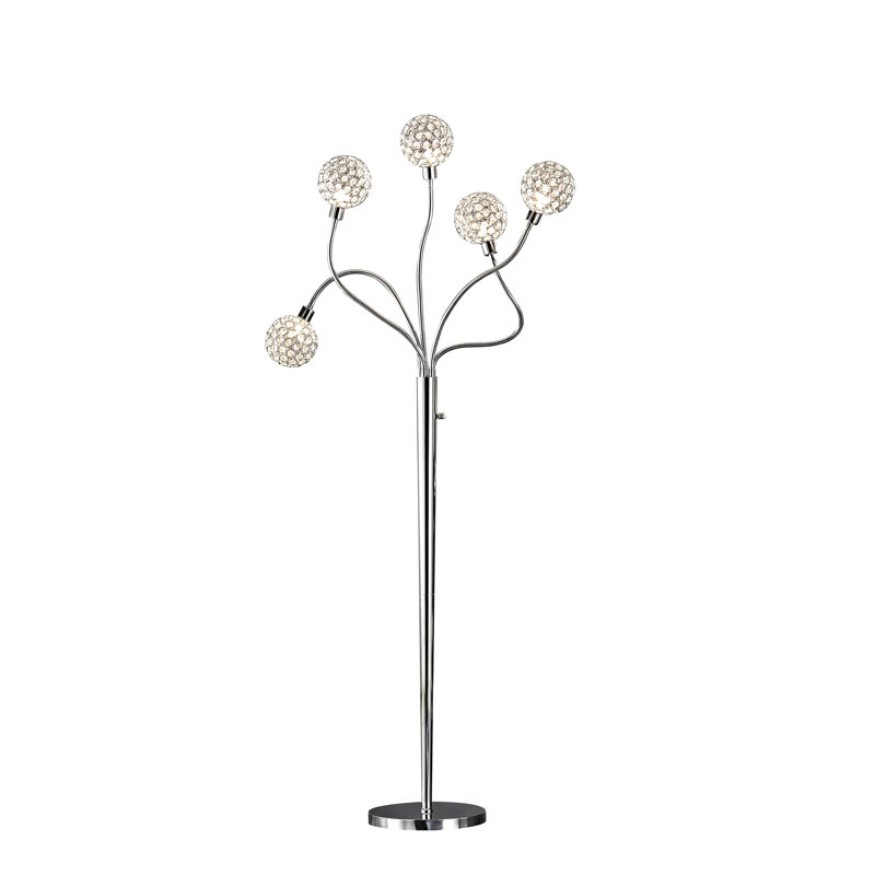 Doagh 65'' Chrome Tree Floor Lamp