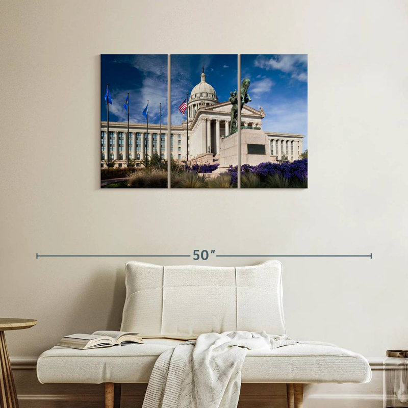 Rorry Oklahoma State Capitol, 24" H x 38" W