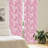 Flamingo Semi-Sheer Rod Pocket Curtain Panels-45984459
