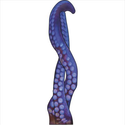 SP13527 Cthulhu Octopus Lovecraft Tentacle Cardboard Cutout Standee Standup