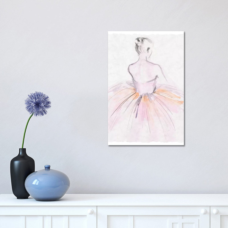 Watercolor Ballerina II by Jennifer Paxton Parker - Wrapped Canvas Gallery-Wrapped Canvas Giclée, 45.72cm H x 30.48cm W