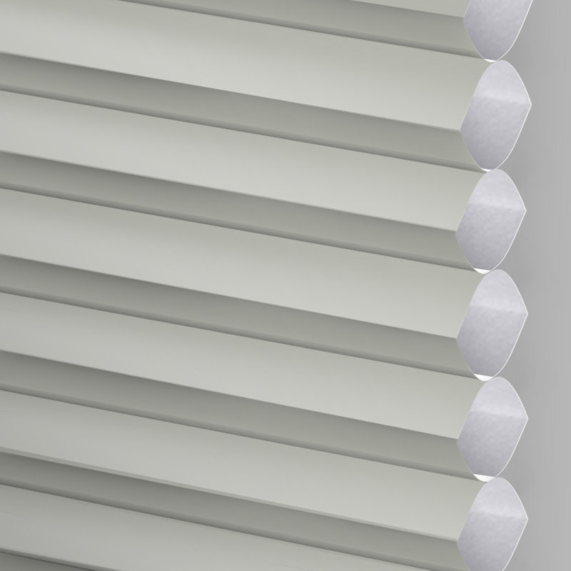 Store alvéolaire sans chaîne, L 34 po x L 72 po, Gris